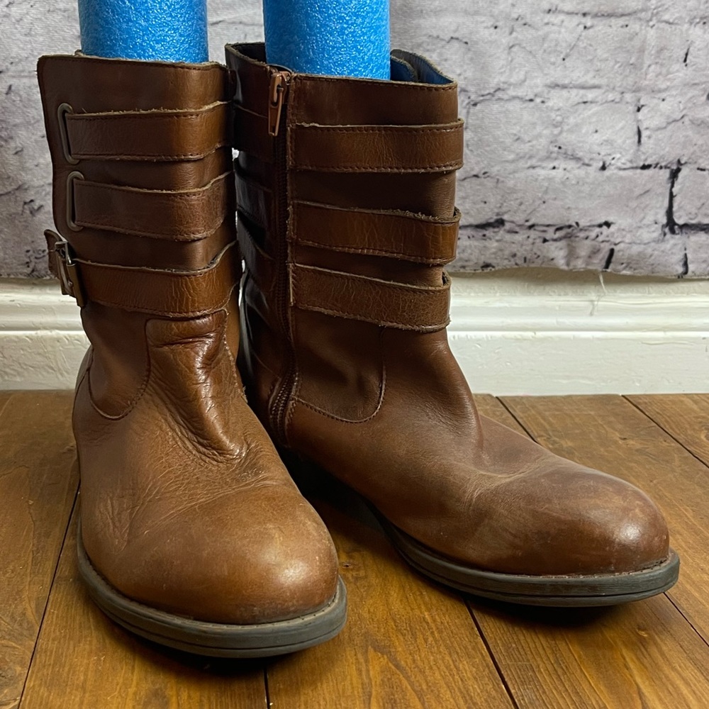 Kenneth Cole Reaction size 10 tri again tan boots